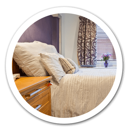 Guest room at Quantum