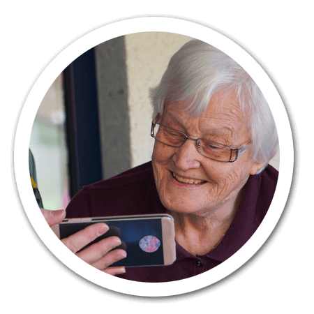 Covid - using cell phone to talk to loved ones