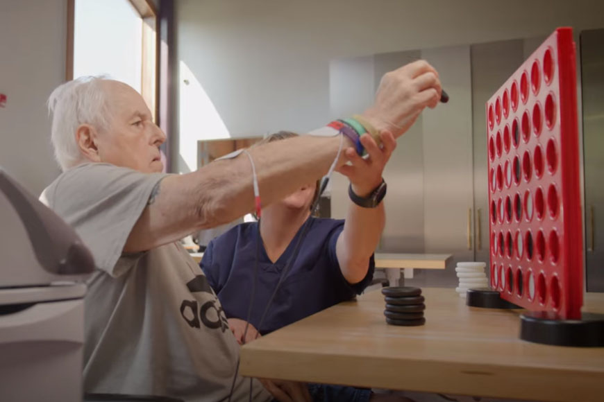 helping a patient recover lost skills